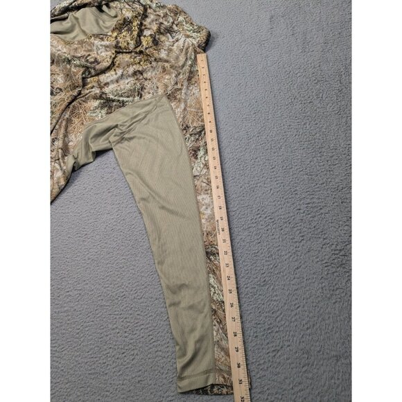 Cabelas Zip Pullover 2XL Zonz Western Camo Hunting Long Sleeve Shirt Mock - Picture 8 of 9